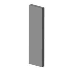 Šamotová deska boční zadní KV 025.L   